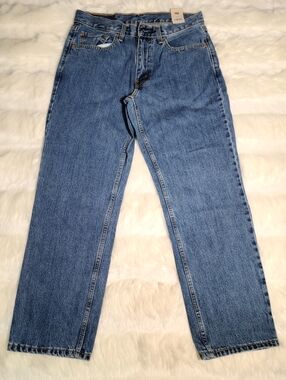 Levi's 550 Relaxed Fit Straight Blue Jeans Men 32x30 NEW With Tags